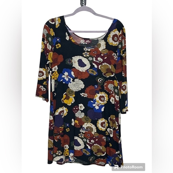 Salaam Floral Dress Sz Med - Picture 1 of 8